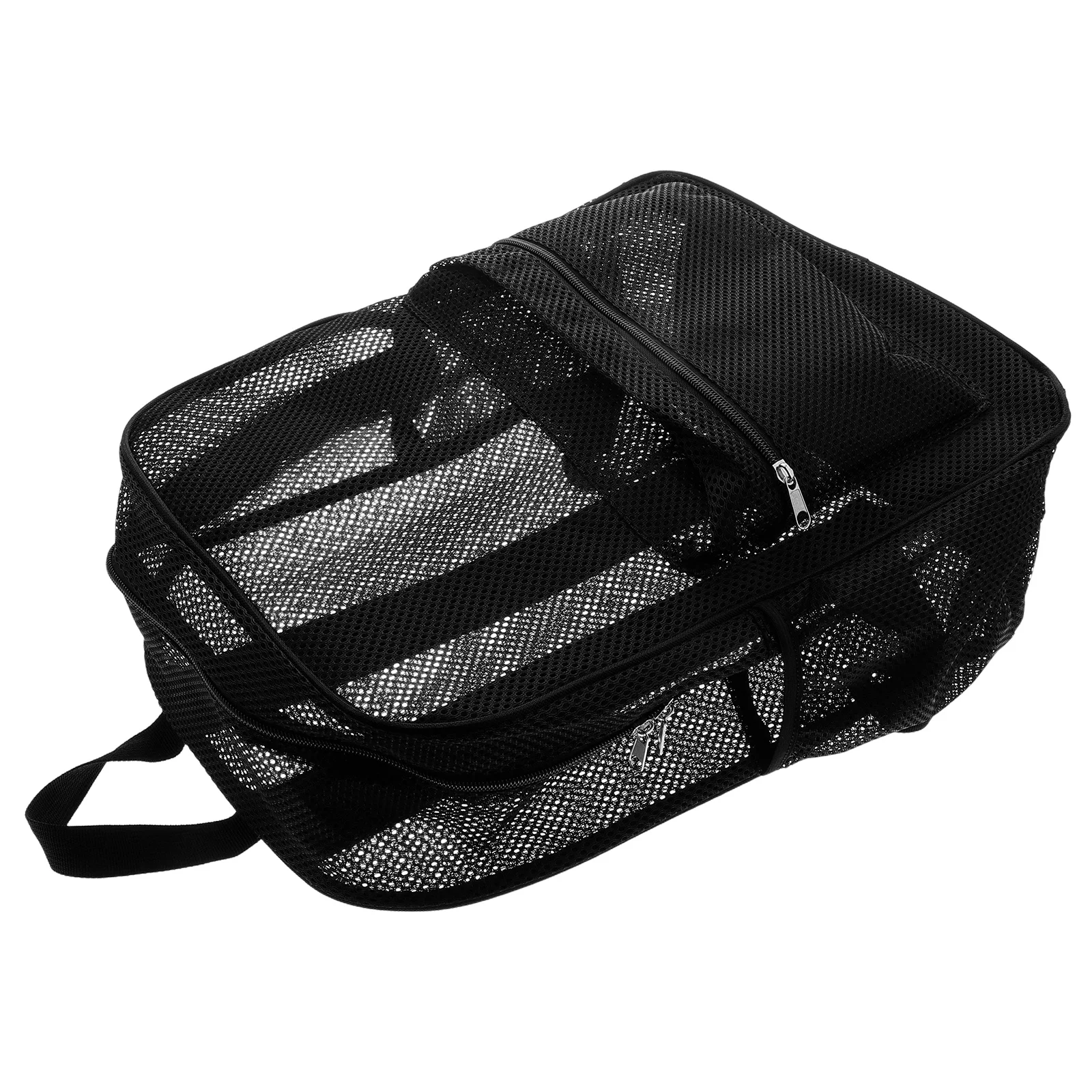 حقيبة ظهر من القماش الشبكي ذات سعة كبيرة قابلة للتنفس وخفيفة الوزن للمشي لمسافات طويلة والسفر وحقيبة رياضية مريحة للتهوية الخلفية