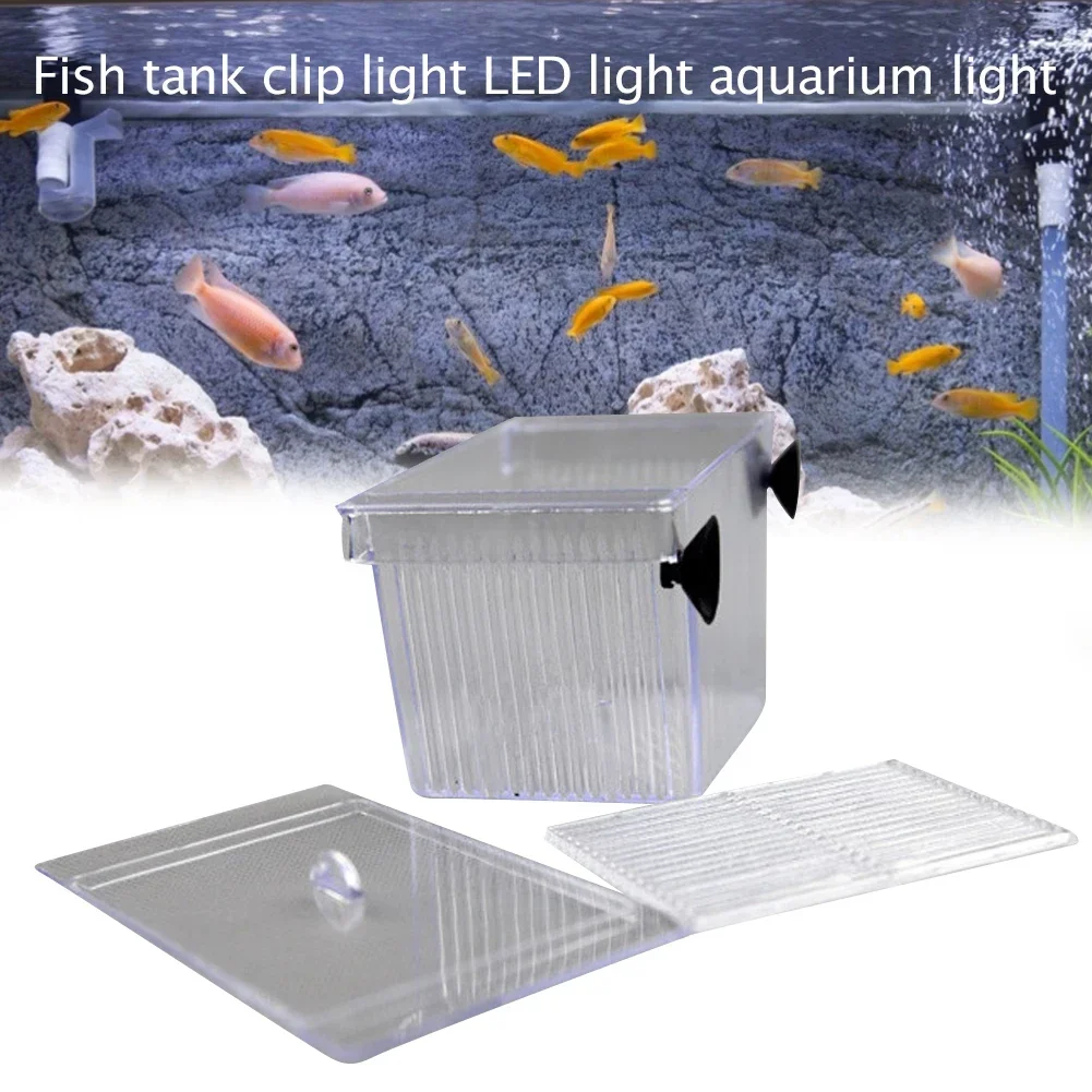 جديد الأسماك الديكور التفريخ غرفة الاكريليك خزان الأسماك عزل صندوق حوض السمك الأحداث حاضنة الأسماك حامل