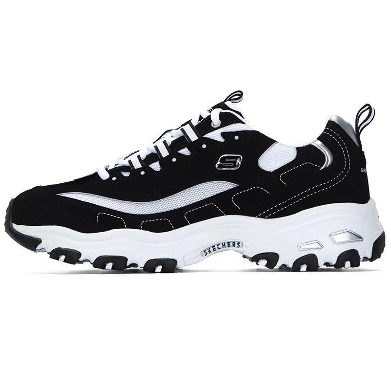 

Skechers Men's Shoes D'Lites 1.0 Fashion Strap Sports Shoes Panda Shoes Casual Shoes 894129-Bkw