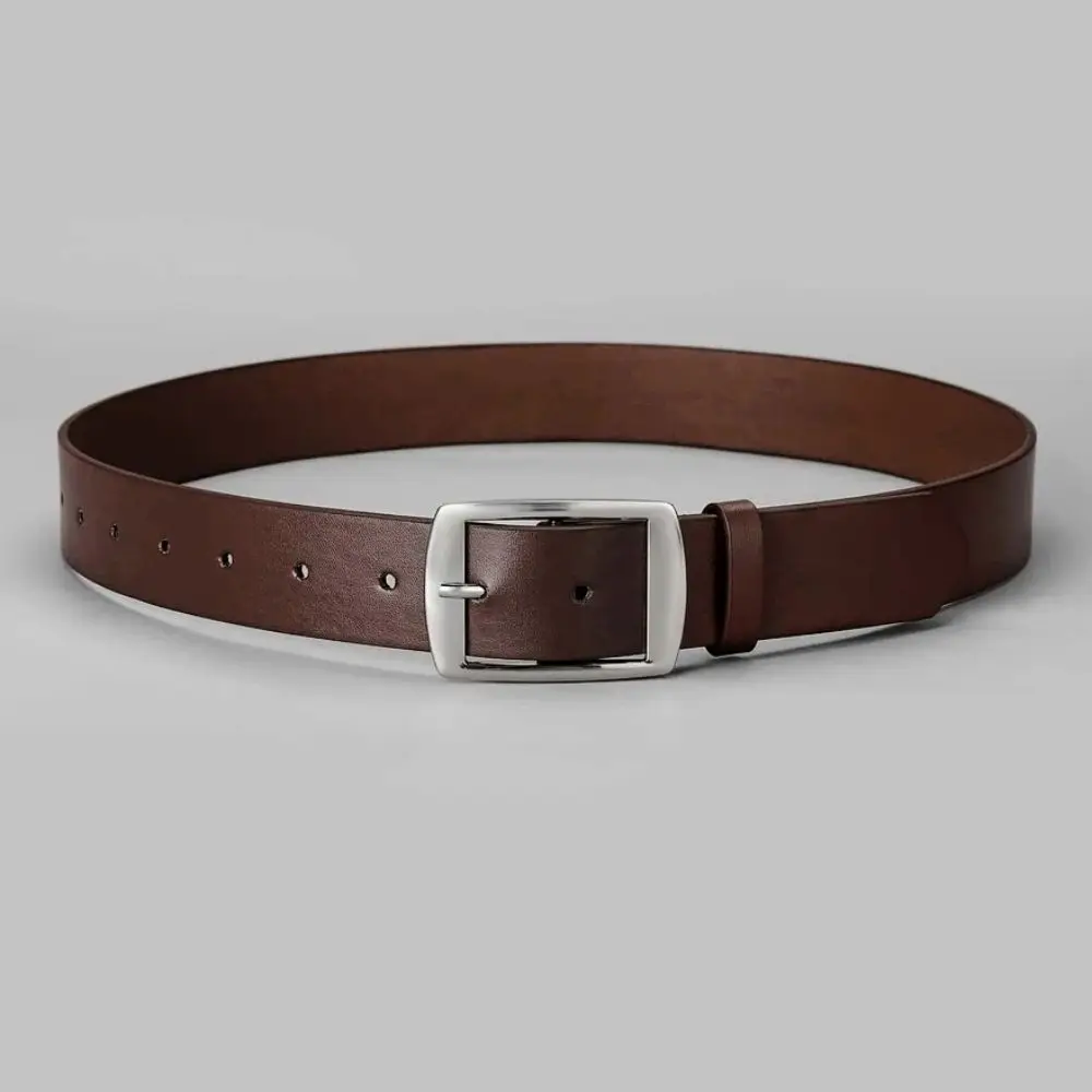 Retro Luxury PU Leather Belt Famous Brand Designer Versatile Waist Strap Casual Jeans Men Belt