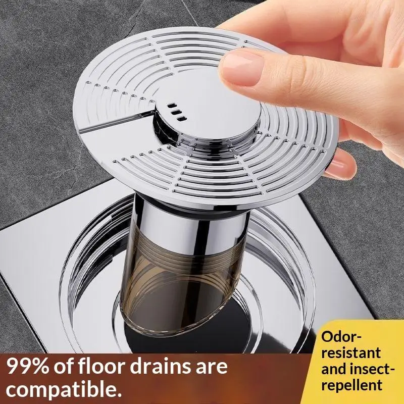 Stainless Steel Universal Floor Drain Core Odor Proof Insect Proof Perfect For Bathroom Kitchen Shower Room