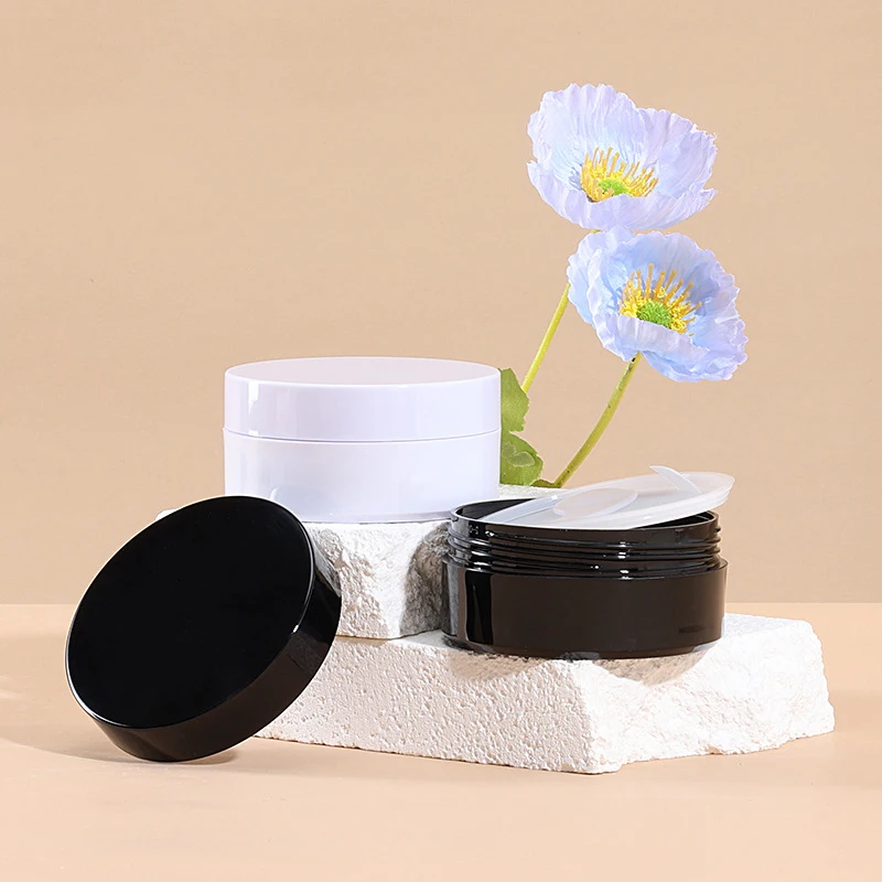 100g Empty Eye Face Cream Jar Body Lotion Packaging Bottle Travel Container Cosmetic Makeup Emulsion Sub-bottle With Spoon