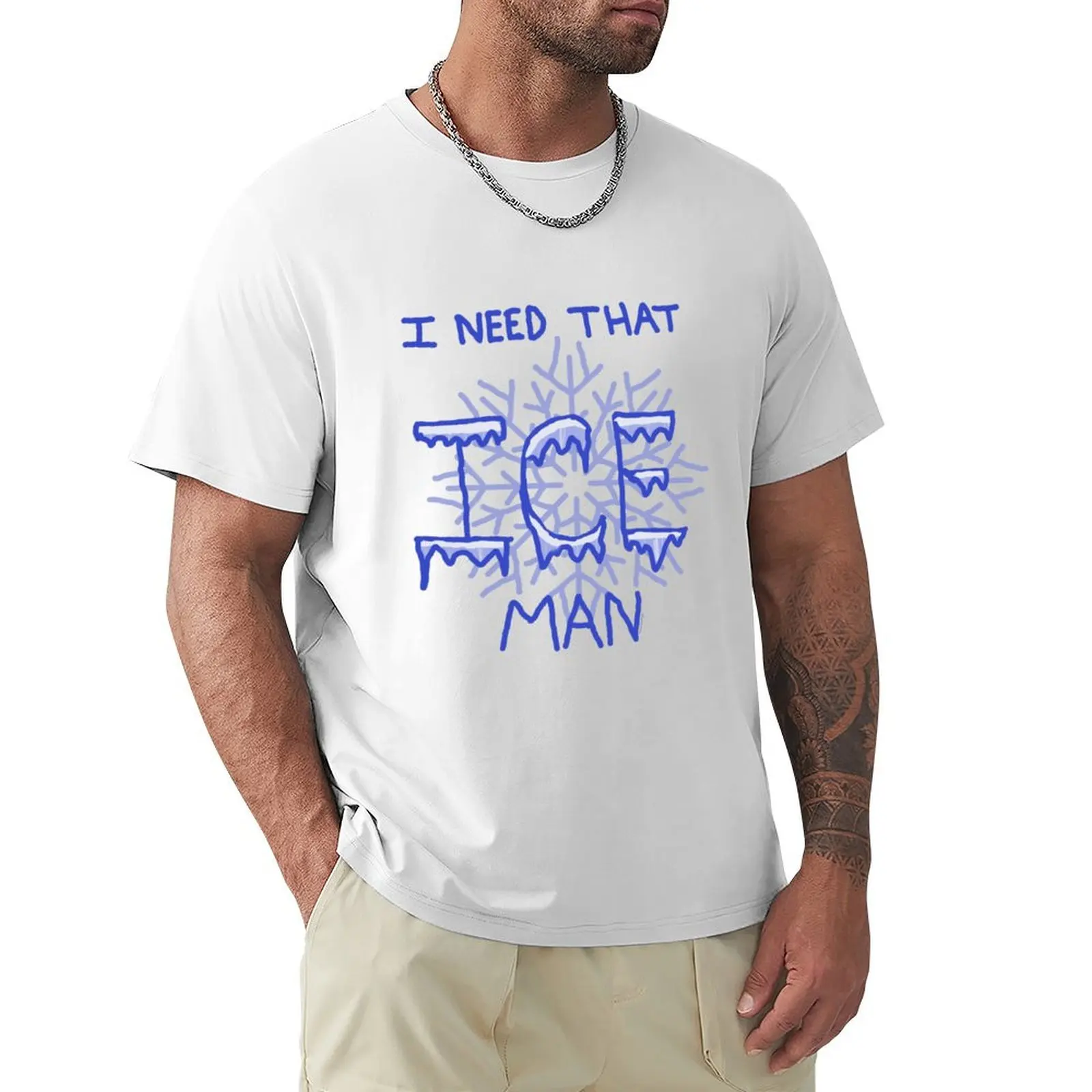 

Ice man strikes again T-Shirt plus sizes plain blacks quick-drying funny t shirts for men