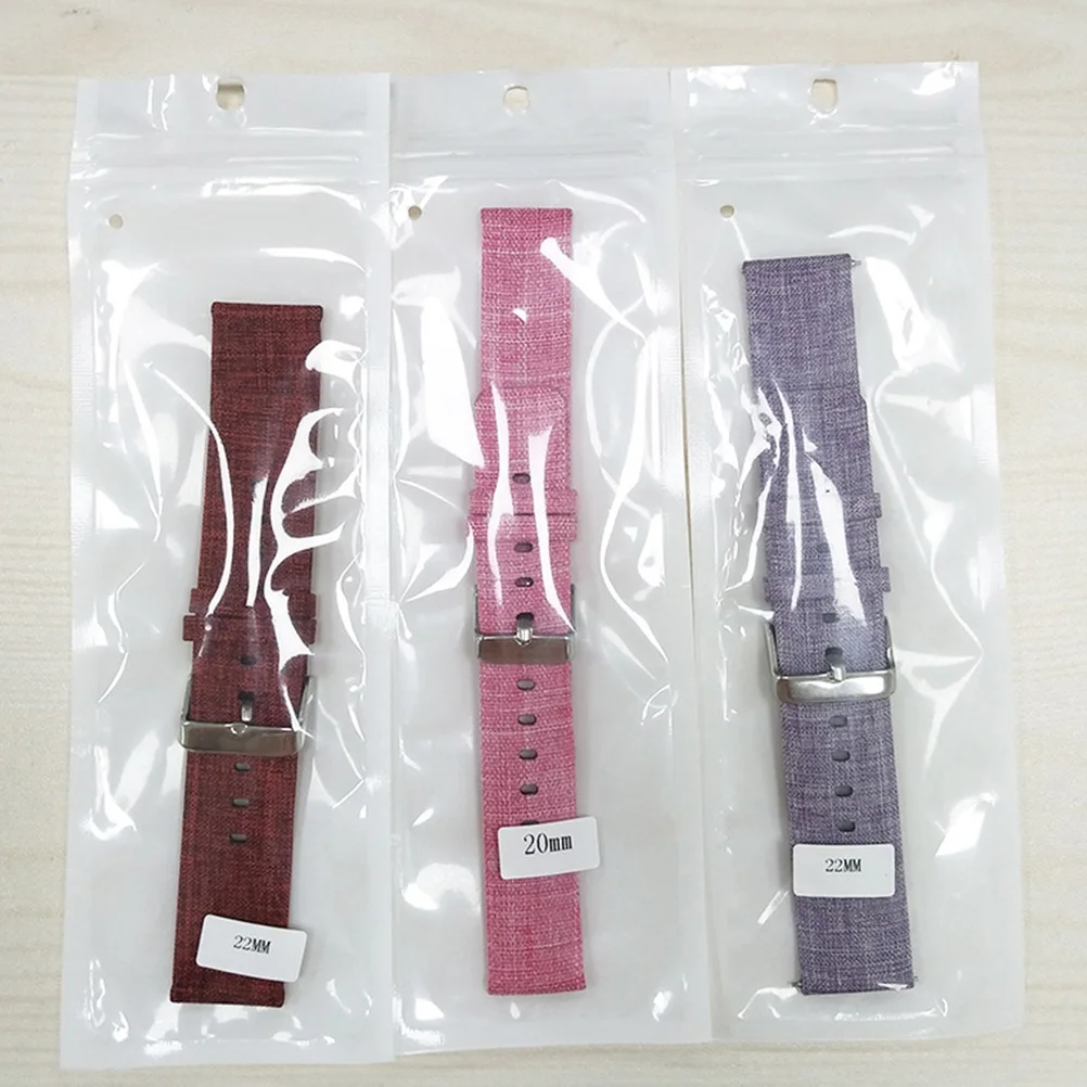 22 Mm Smart Watch Bands Replacement Strap Pearlescent Canvas Wristband Accessories Women's Miss