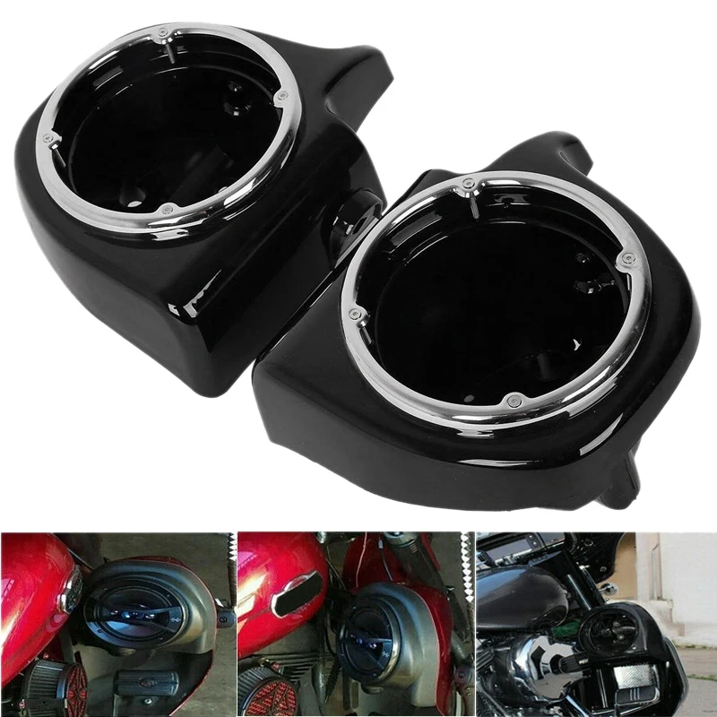 

6.5 Inch Motorcycle Speaker Pods Lower Vented Fairing Fit for 94-13 Harley Touring Street Glide