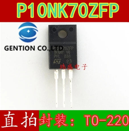 

10 шт. STP10NK70ZFP P10NK70ZFP ламинат TO-220-f и 10. В игры в 700-е в наличии 100% новые и оригинальные.