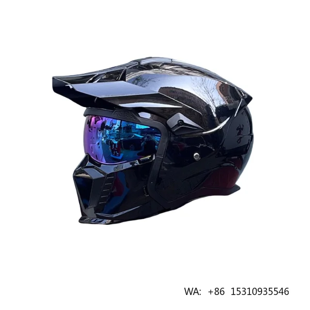 

Premium Modular Motorcycle Helmet with Interchangeable Visor Flip up Full Face for Street Touring Commuter