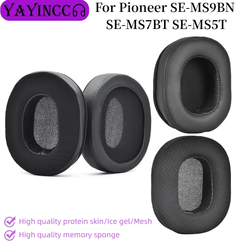 

YAYINCC Replacement Protein skin/Football Net/Ice gel Ear Pads Repair Parts For Pioneer SE-MS9BN SE-MS7BT SE-MS5T Headset