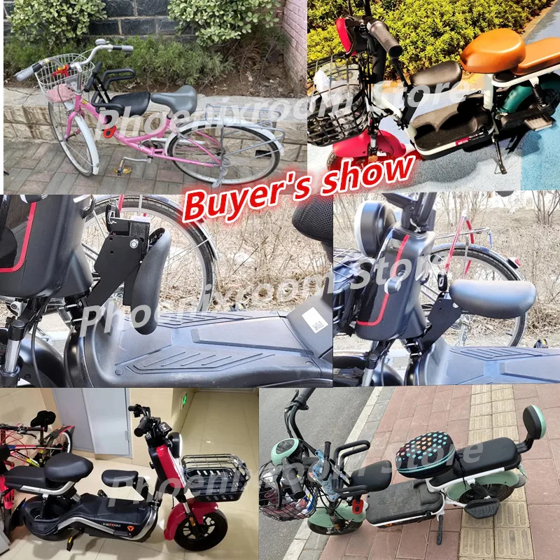 Foldable Bicycle Child Seat Front Electric Bike Scooter Baby Seat Bicycle Saddle Bike Seat 자전거 어린이 시트