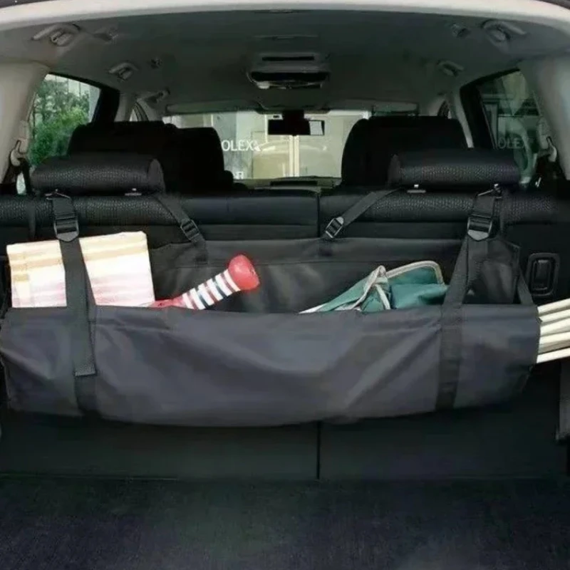 

Car Trunk Organizer Adjustable Backseat Storage Bag Net High Capacity Multi-use Oxford Automobile Seat Back Organizers Universal