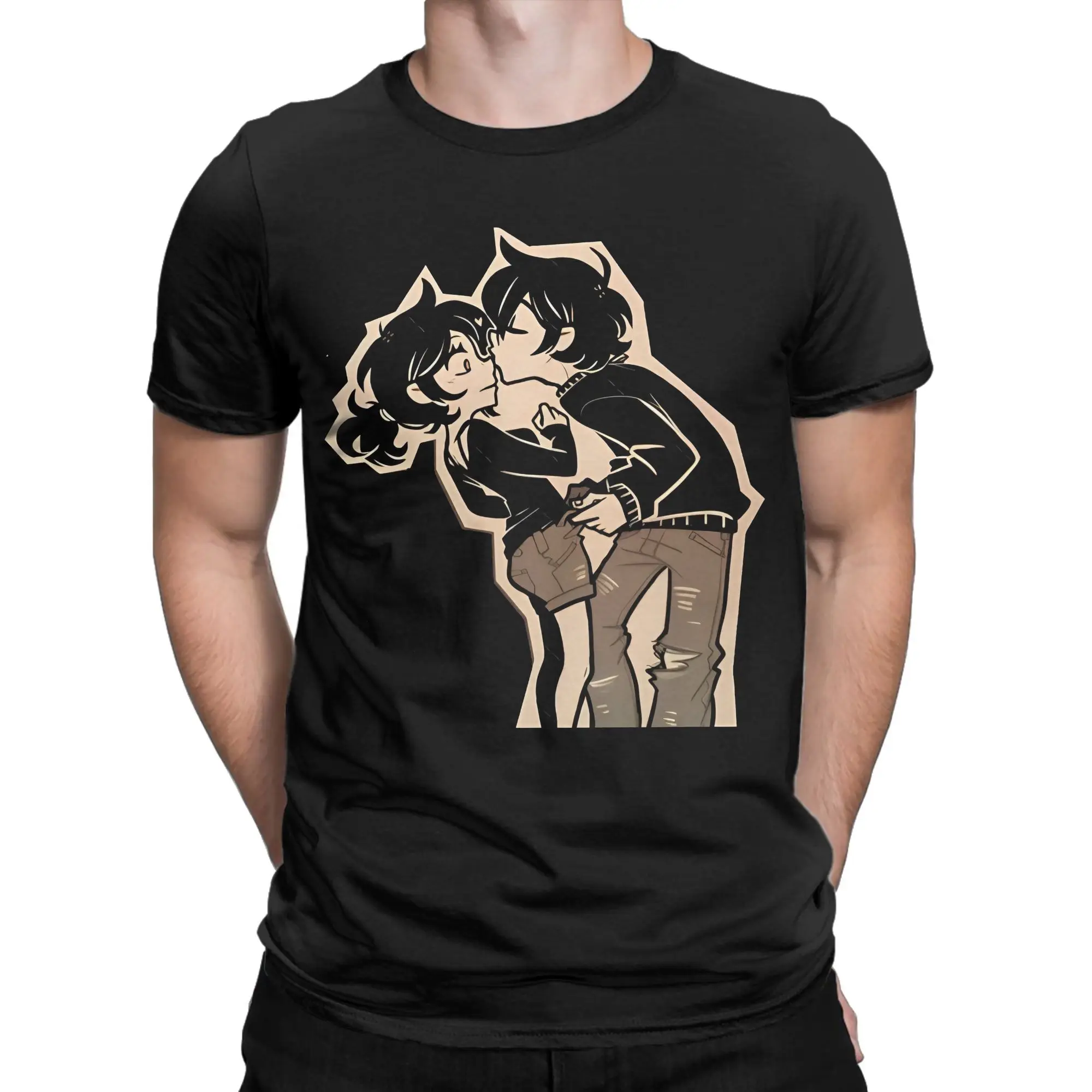 

Men Women The Coffin Of Andy And Leyley Game T Shirt Pure Cotton Graphic Printing T-Shirt Horror Play Games Clothing Outfits