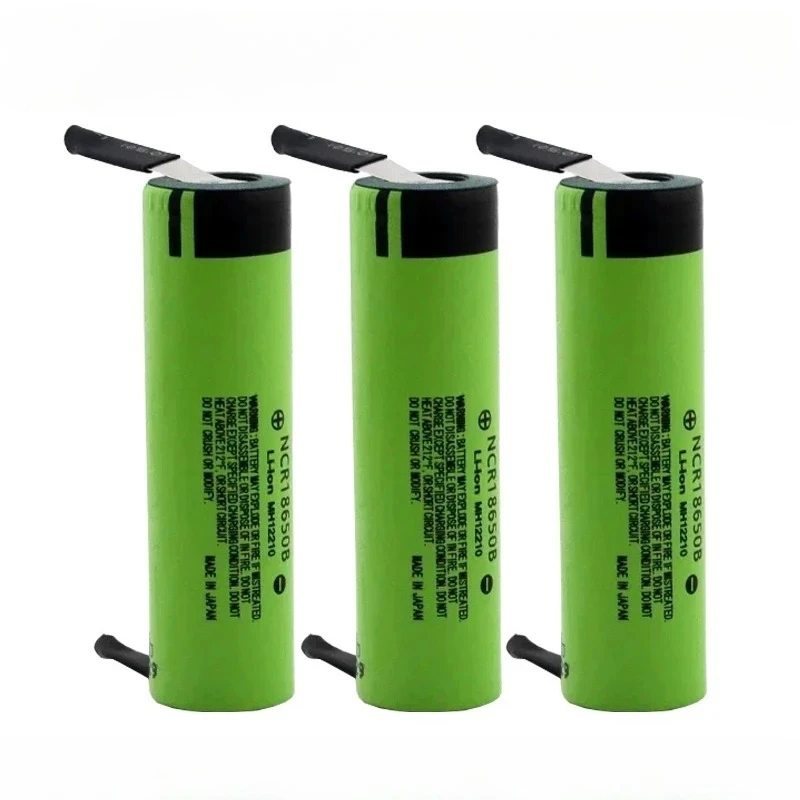INR1865034B battery DIY nickel strip Lithium ion rechargeable battery 18650 3.7V 3400mAh, high current DIY nickel strip+Charger