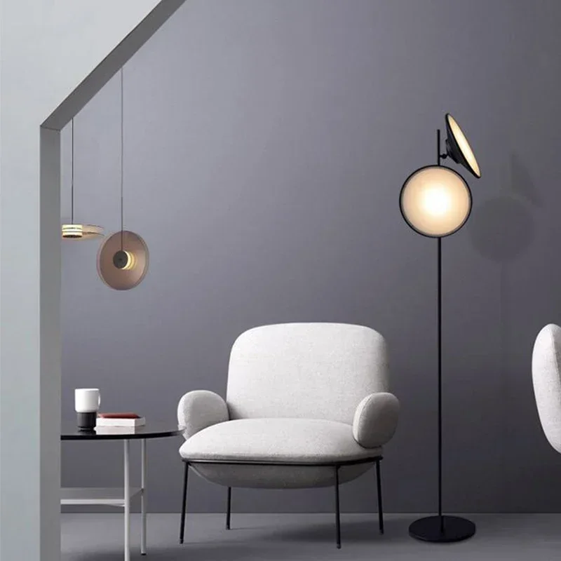 

Italian Style Sense of Atmosphere Bedroom Floor Lamps Simplicity Designer Floor Lamps Living Room Indoor Lighting Stehlampe HBFL