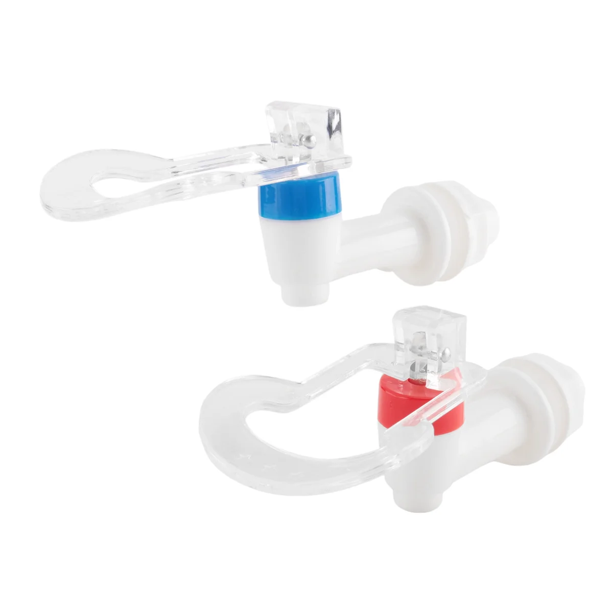 Water Dispenser Replacement Push Faucet - Cold and Hot Water Spigot Blue and Red Pack