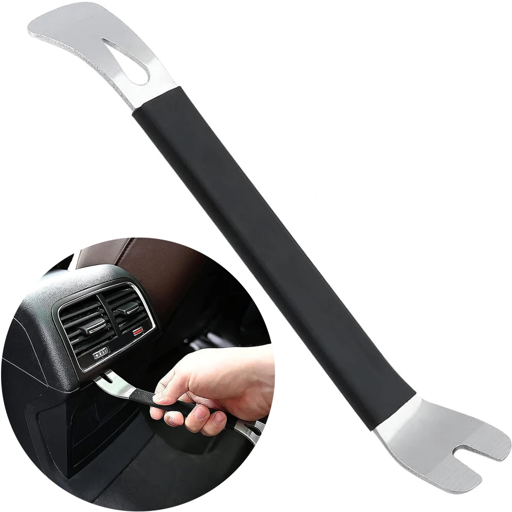 Car Interior Clipe Painel Guarnição Remoção Tool Pry Plate Conversão Instalação Tool Aço Inoxidável