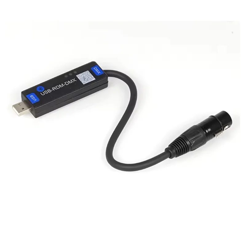 

Ежедневная распродажа USB-RMD-DMX Мобильное приложение DMX Dialer Сценический светильник Беспроводной контроллер Bluetooth DMX512 Поддерживает только устройства Android