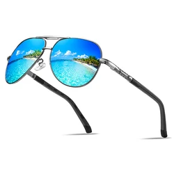 Luxury Pilot Polarized Sunglasses Men High Quality Metal Anti-glare Driving Male Sun Glasses Women Business Shades UV400