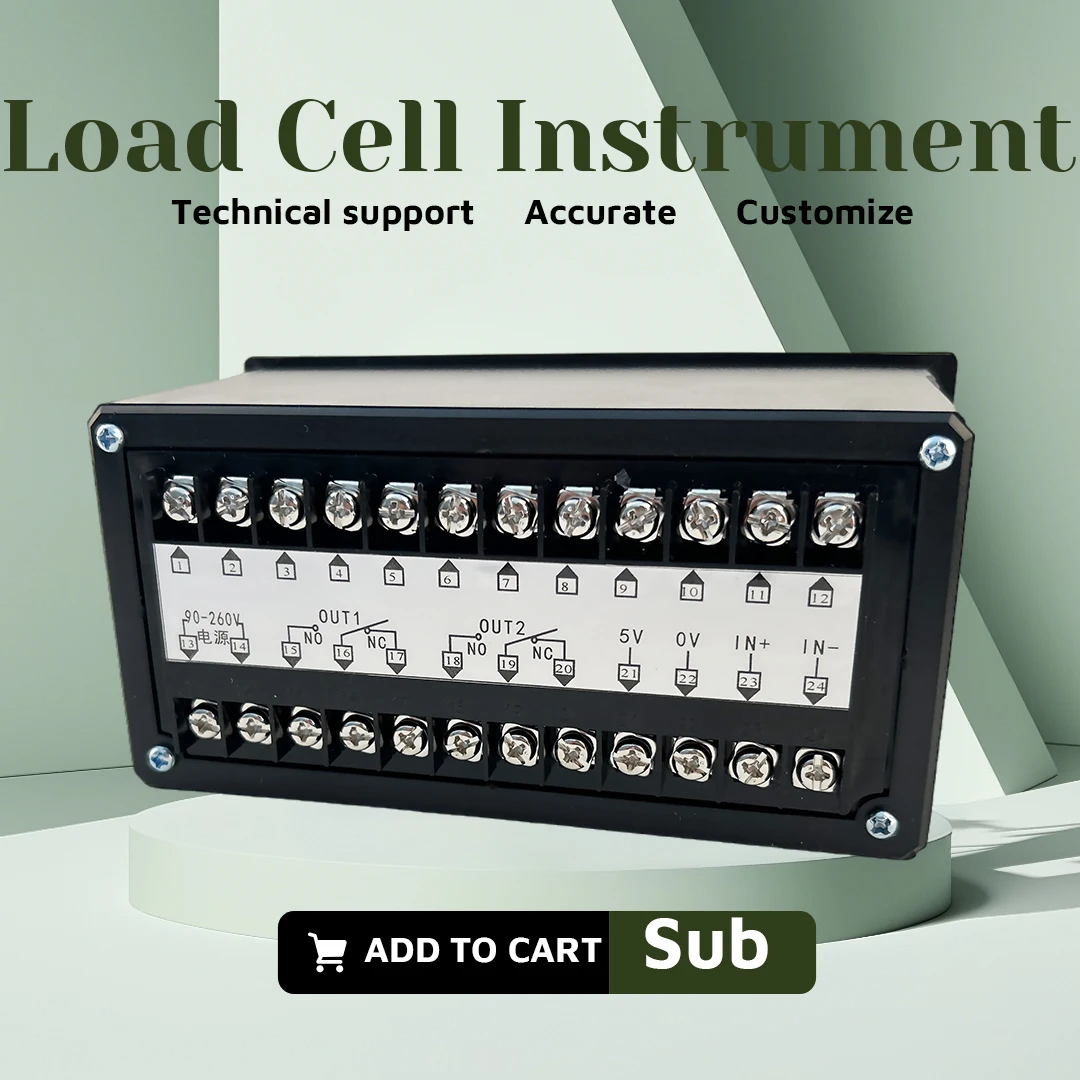 Hoge Precisie S-type Load Cell Gewichtssensor & Display Indicator Instrument AC 90-260V voor Onderwijs Wetenschap Technologie Lab