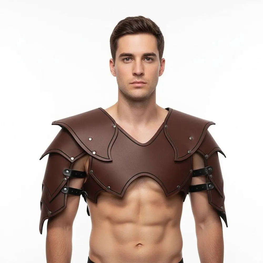 

Medieval Renaissance Viking Shoulder Guards – Retro Cosplay Armor for Knight/Gladiator Outfits & Historical Reenactments