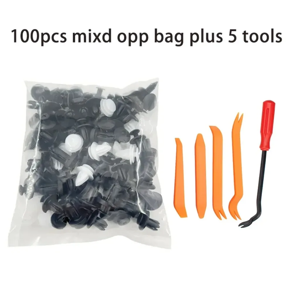 50–106 Stück Auto-Befestigungsclip-Set für Kotflügel, Stoßstange, Türverkleidung, Karosserie, Niete, Push-Pin, Reparatur
