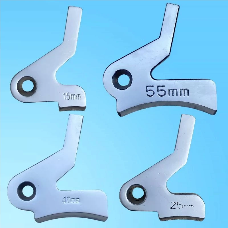 1Y140 All‑Steel Curved Presser Foot For 801 Skiving Machine, Leather Paring Spare Part, Compatible With Kingstar, Golden Wheel