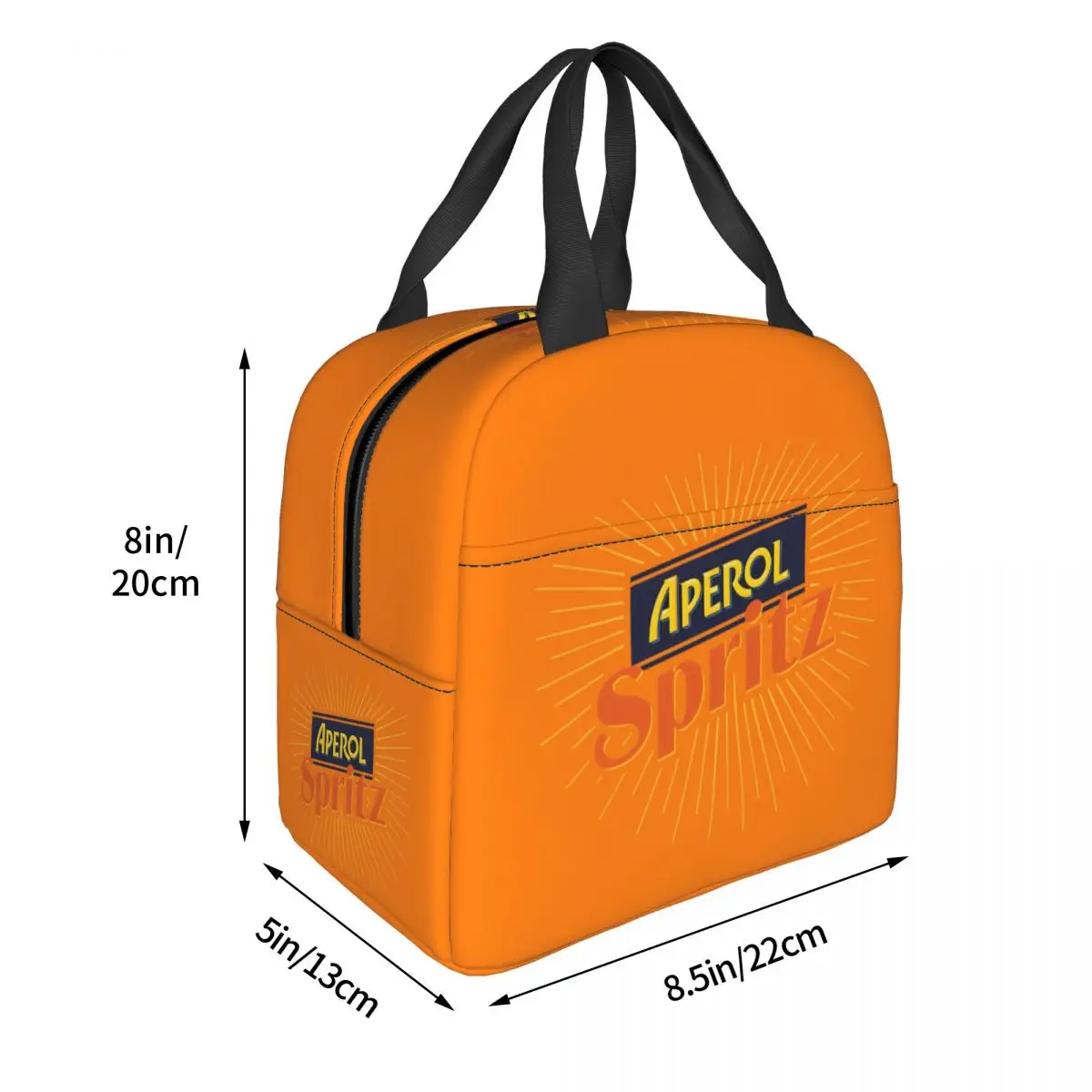 Aperols Spritz Insulated Lunch Bags Large Lunch Container Thermal Bag Tote Lunch Box Beach Travel Food Bag