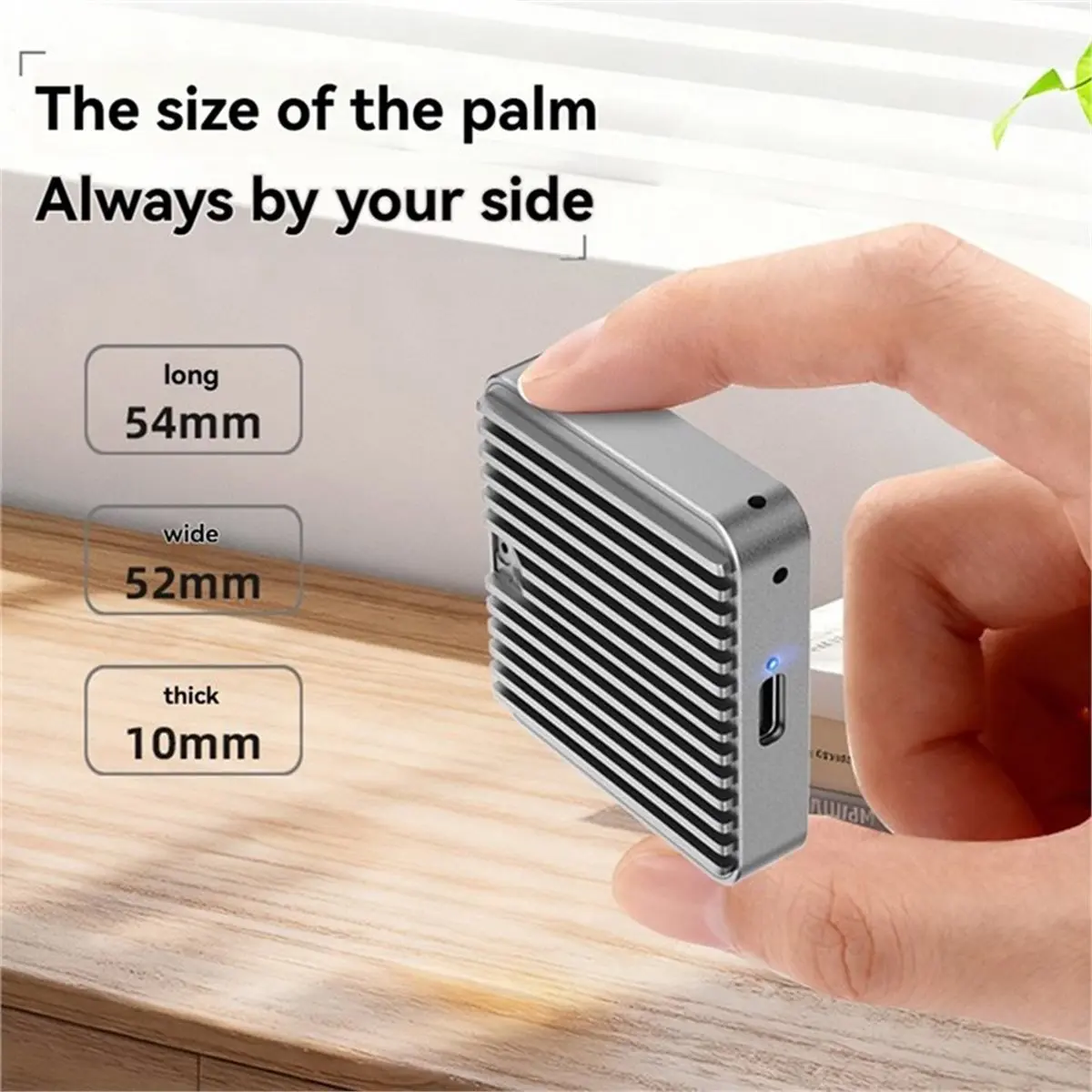 A49T 2330 Solid-State SSD Enclosure 10Gbps for NVMe Single-Protocol ExternalPortable Hard Drive Enclosure Type-C 3.2