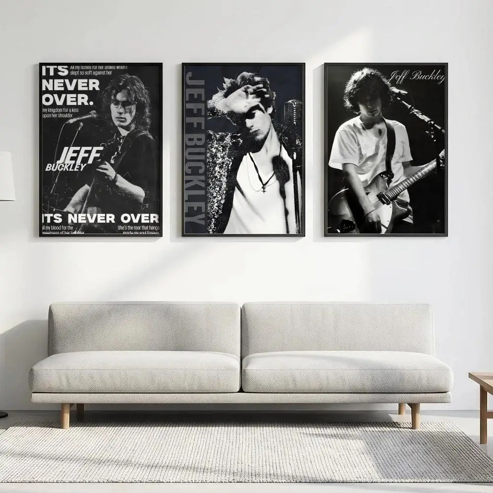 Singer J-Jeff B-Buckley Poster HD art, waterproof, sticky wall, home decoration (living room, bedroom, bar), aesthetic