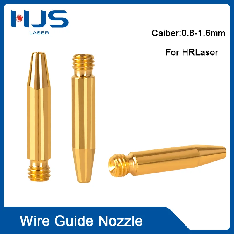 10Pcs HR Laser Welding Wire Guide Nozzle Welding Torch Nozzle H31.5 M6 0.8-1.6mm For Handheld Laser Welding Machine
