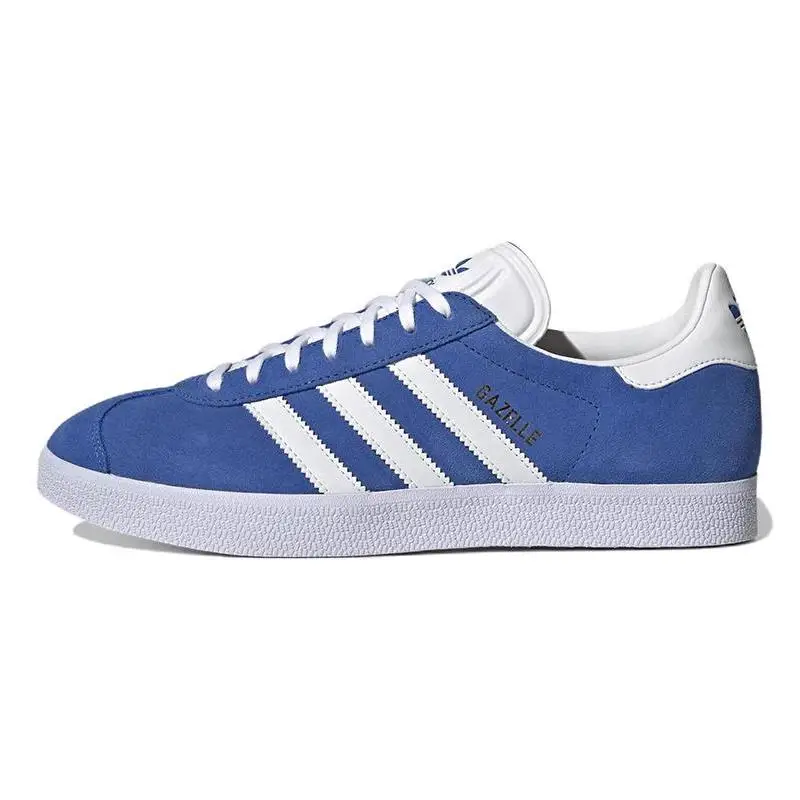 Adidas Gazelle Blue Cloud White Gold Metallic Sneakers shoes GX2207