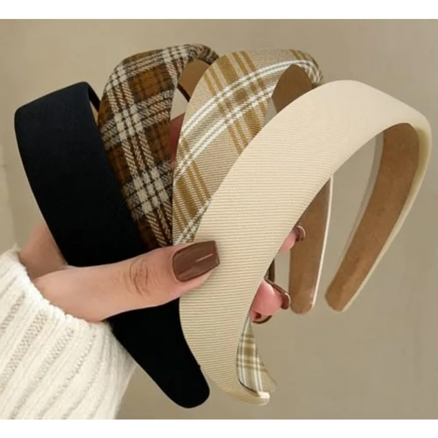 

Headbands for Women Trendy Non Slip Headbands 1 inch Wide Cute Headband for Girls, Fall Head Bands Elastic Hair Bands Fashion H