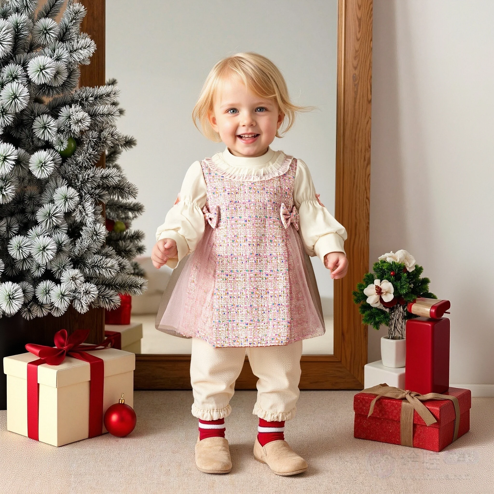 

Baby Girl Dress Spring And Autumn Cotton Bow Pattern Long Sleeved Girls Dresses Cute And Casual Girl Princess Baby Clothing