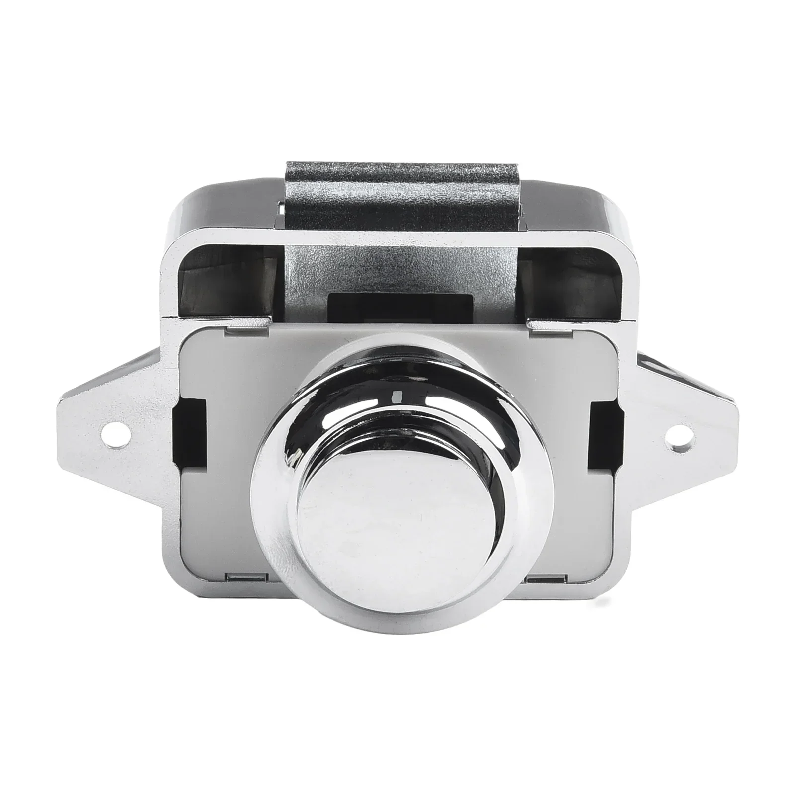 

Zinc Alloy Push Button Catch Lock Cupboard Door Motorhome Cabinet Camper Caravan Latch Knob Door Hardware