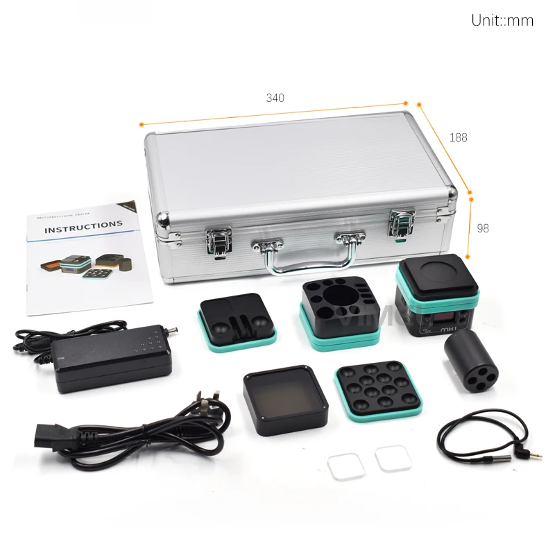 Dental detachable multifunctional heater with four modes is suitable for heating composite materials.