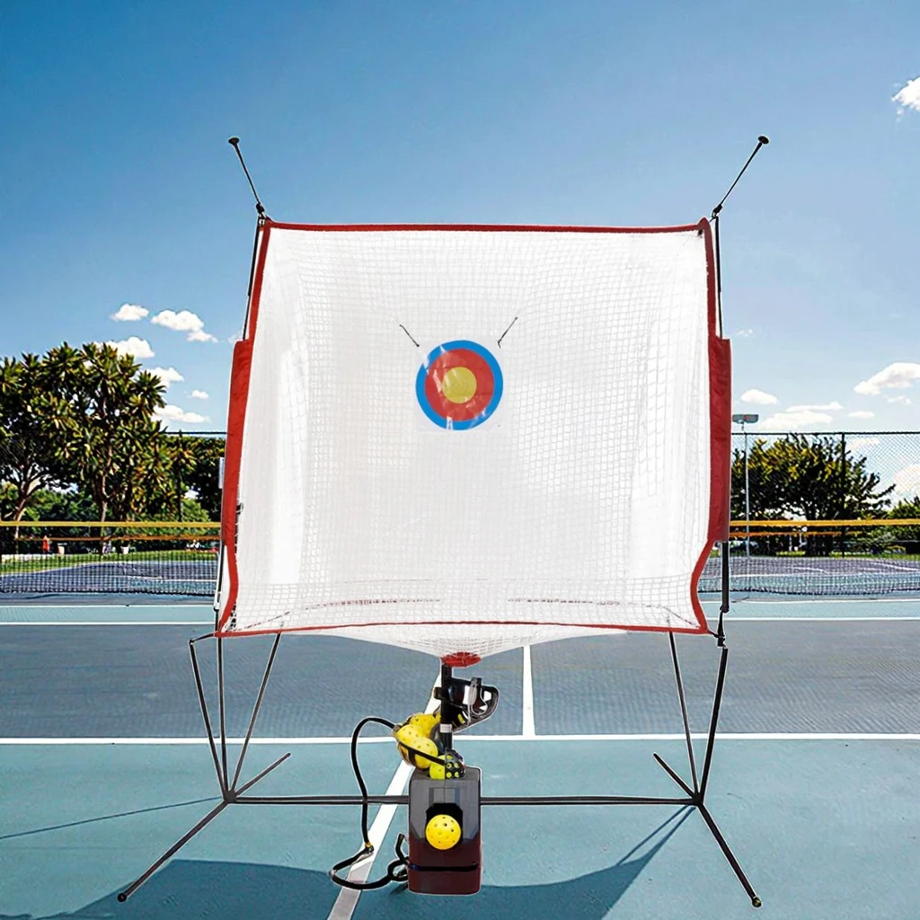 

Pickleball Tennis Serving Machine with Catch Net for Training and Entertainment