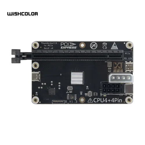 Imagen 2 del producto Wishcolor-Base de tarjeta gráfica externa, GPU, Cable de datos USB4 de 60cm/23,6 pulgadas para Thunderbolt 4 y 3