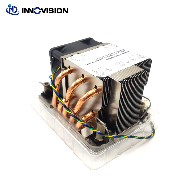 LGA4189 2U アクティブ CPU クーラー 5 銅ヒートパイプ 6025MM PWM ダブルボールファン TDP 最大 300W インテル 4189 プラットフォーム用