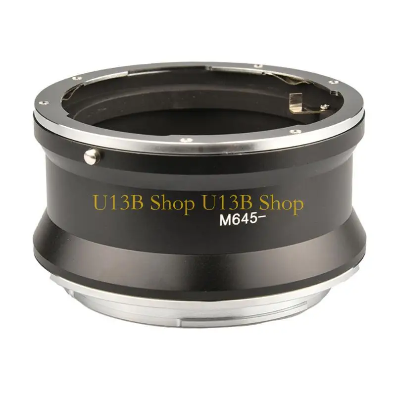 U13B Manually Control Aperture Aluminum Alloy Adapter Ring for Mamiya 645 M645
