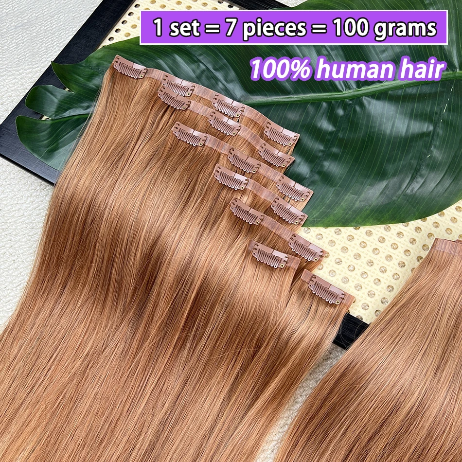# 30가지 색상의 스트레이트 PU 클립인 헤어 익스텐 - Seamless Clip In Hair Extensions Human Hair 리뷰 및 가격