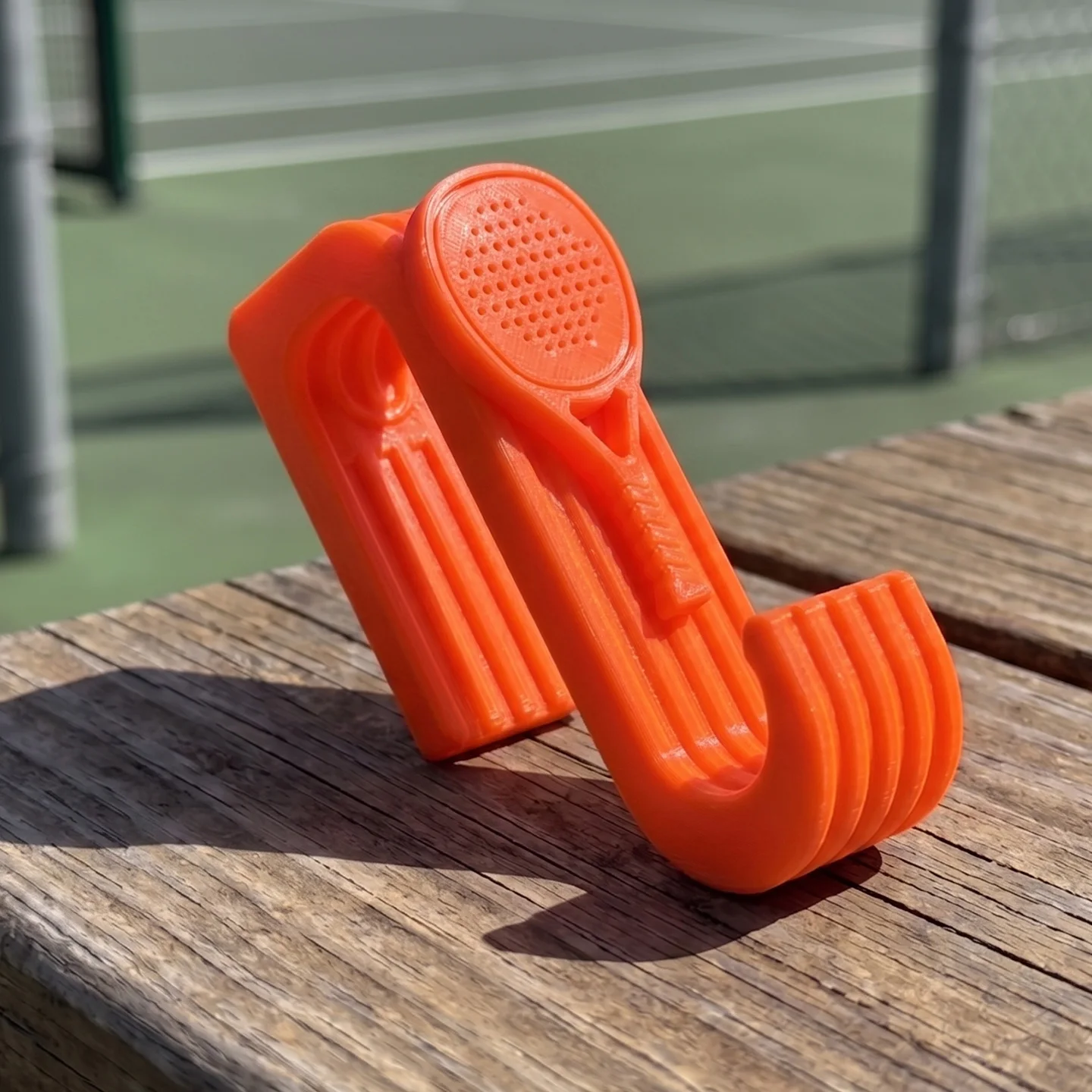 Robuster Tennisplatz-Zaunhaken, Starker Maschendrahtzaun-Taschenhalter für Sportausrüstung, in Mehreren Farben Erhältlich – Detail 5