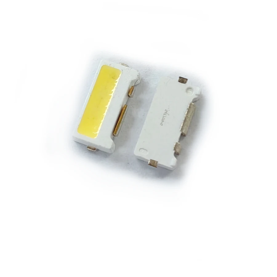 100PCS/Lot Edge SMD LED 7032 6V 1W 160mA  Cool White High Power For TV Backlight