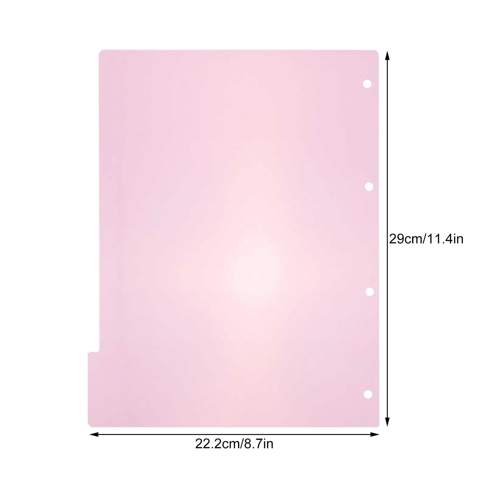 10pcs Multicolor Plastic Binder Divider Tabs with Index Labels for Office Document Organization