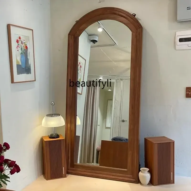 

Yh29 French retro full-length mirror bedroom full-length mirror American bridal shop fitting mirror living room floor-to-ceilin