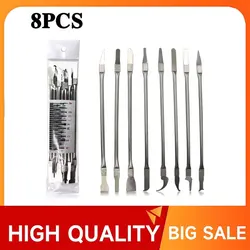 Phone Repair Tool 8pcs CPU IC Glue Remover C Chip Repair Thin Blades Piratical Repair Hand Tool For Mobile Phone Computer