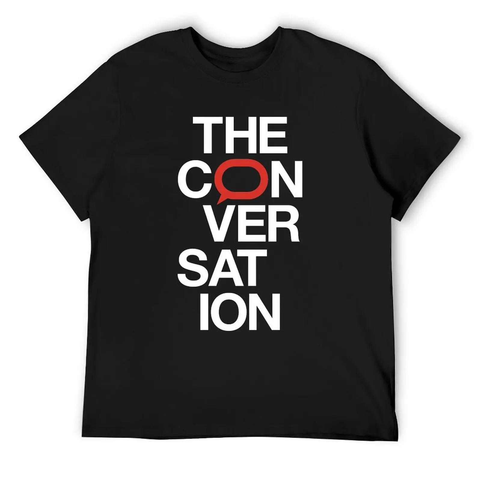 

The Conversation logo on dark background T-Shirt plus sizes for a boy summer top men clothes