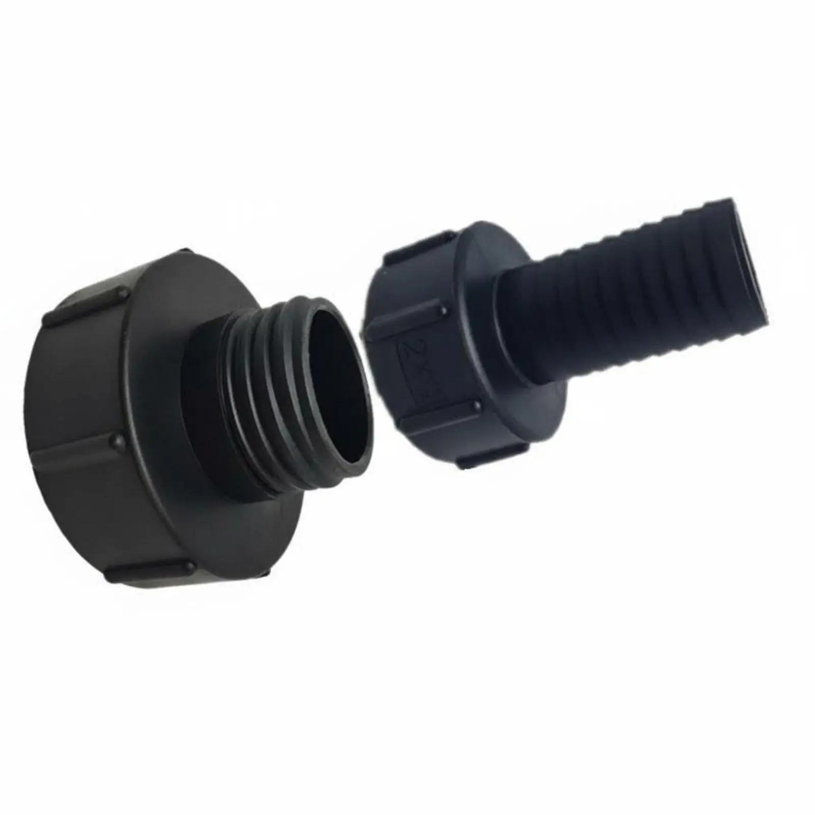 Plastic Tonne Barrel Adapter for Butterfly Valve Connection Secure Fit for Water Storage and Gardening Applications