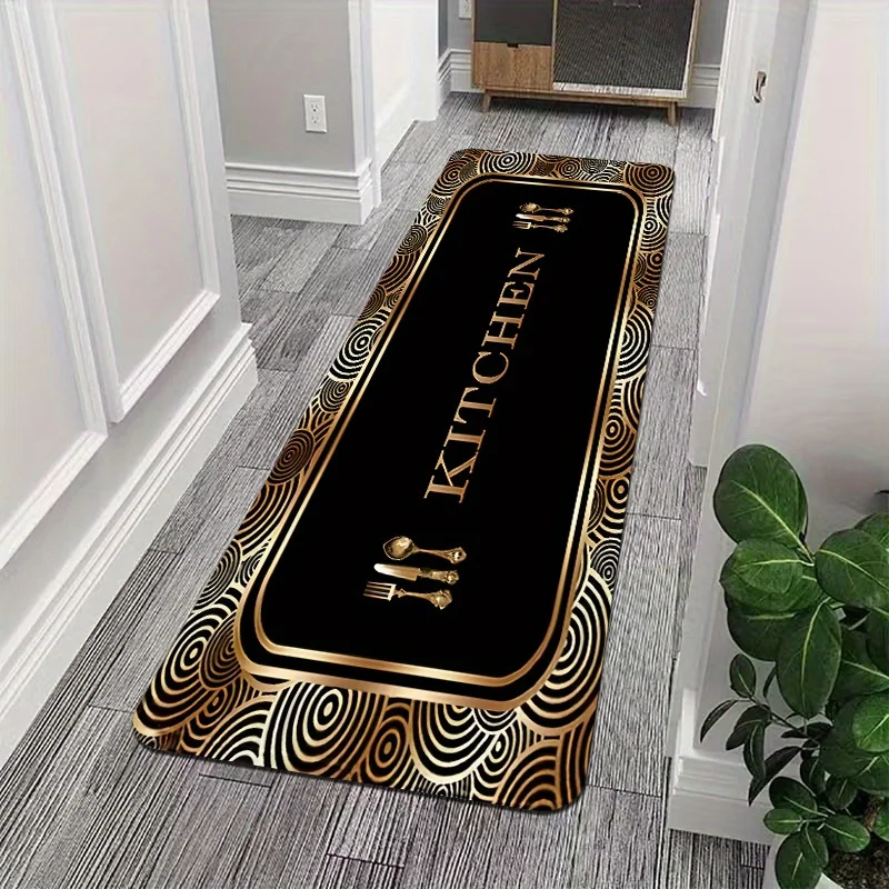 Colorful Square Patchwork Art Abstract Runner Rug for Living Room Vibrant Tile Look Carpet Floor Mat Piece