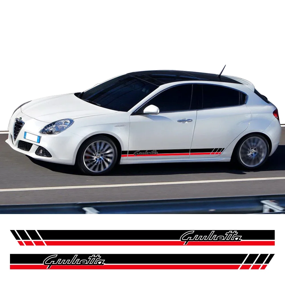 For Alfa Romeo Giulietta Car Side Door Vinyl Film Stickers Stripes Styling PVC Decals Decoration Auto SUV Tuning Accessories