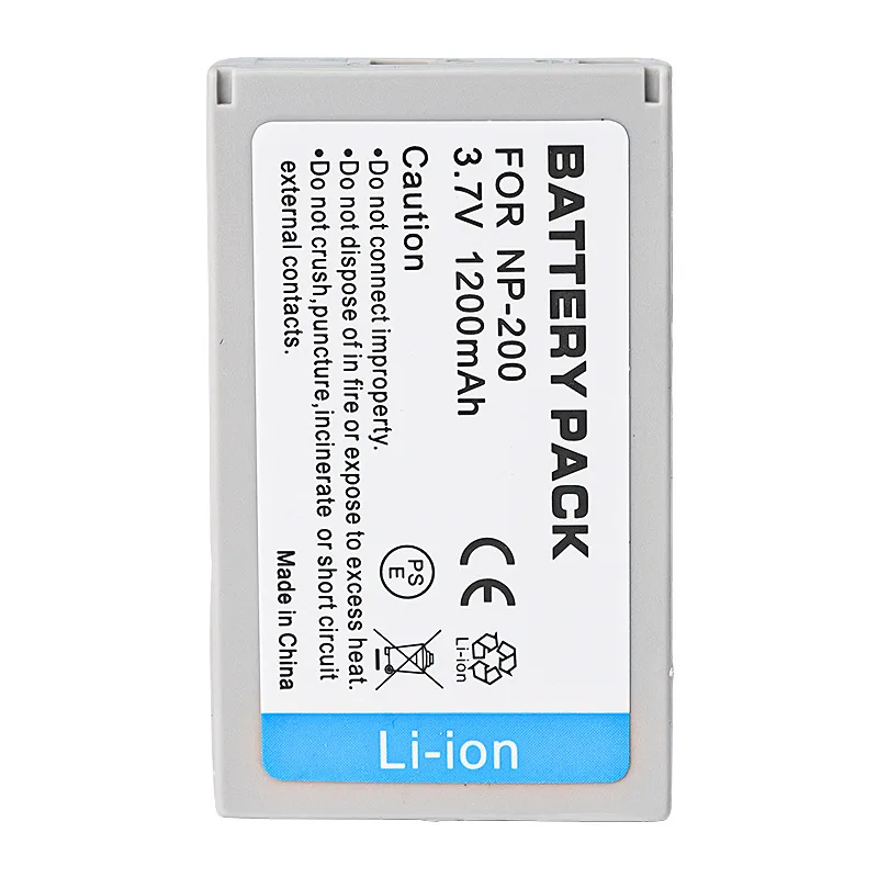 1-6Pc NP-200 NP200 Replacement Battery for Konica Minolta Dimage X Dimage Xg Dimage X6 Dimage Xi Dimage Xt Dimage Xt Biz Cameras