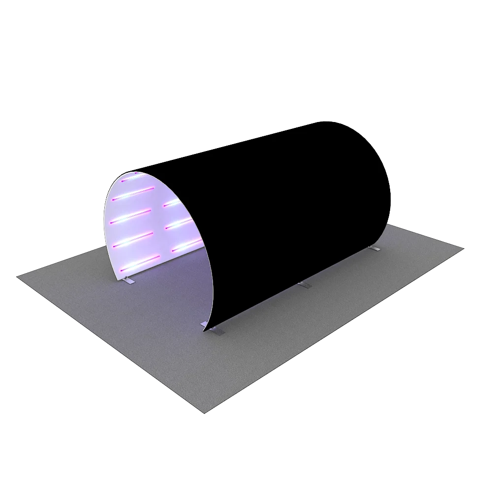 

Custom Portable Aluminum Other Party Supply LED Backdrop Exhibition Tool Free Tunnel Arch Photo Booth